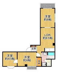 HENMIマンションの物件間取画像